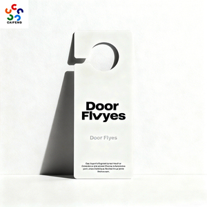 Letrero de Papel Artístico Impreso a Todo Color Personalizado de Lujo para Colgar en la Puerta, Etiqueta de <span class=keywords><strong>No</strong></span> Molestar para Hotel, Sala de Conferencias o Reuniones - Product Image 4