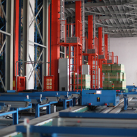 Système automatisé de support de récupération de stockage d'entrepôt de la palette ASRS avec WCS WMS