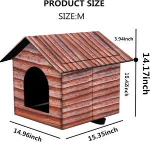Casa para Gatos de Exterior e Interior - Refugio Impermeable para Gatos, Perros y Animales Salvajes - Product Image 6