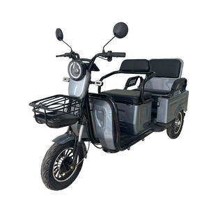 Tricycle électrique HLD 500W à deux places, scooter de mobilité fiable à 3 roues pour les sorties en famille <span class=keywords><strong>et</strong></span> le transport de marchandises - Product Image 4