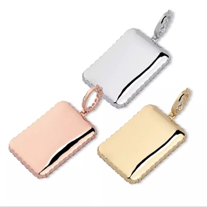 Collana con Ciondolo Portafoto Personalizzato in Zirconia Cubica, Stile Hip Hop, Regalo <span class=keywords><strong>per</strong></span> Bambini, Mamme, <span class=keywords><strong>Papà</strong></span> e Familiari - Product Image 5
