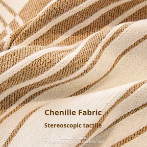 <span class=keywords><strong>Housse</strong></span> <span class=keywords><strong>de</strong></span> canapé moderne, minimaliste, géométrique, commerce transfrontalier, couverture <span class=keywords><strong>de</strong></span> qualité supérieure en chenille pour canapés - Product Image 4