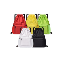 Polyester Bundle poche course sac à dos Portable étanche Shopping Pack hommes femmes Sports de plein air Gym Nylon sac à bandoulière