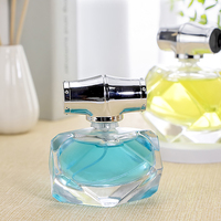 Flacon vide en verre irrégulier multi-étagé sérigraphié 30ml-80ml pour parfum de niche, avec diffuseur à bâtonnets