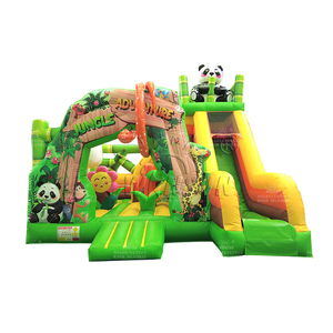 Winsun <span class=keywords><strong>2025</strong></span> New Panda chủ đề Inflatable lâu đài bouncy nhảy nhà bị trả lại Inflatable Bouncer <span class=keywords><strong>Combo</strong></span> cho trẻ em - Product Image 1