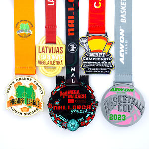 Futbol basketbol yarışmaları için çok yönlü çinko alaşım spor madalya vable vable madalyon takım kupa ve okul törenleri - Product Image 1