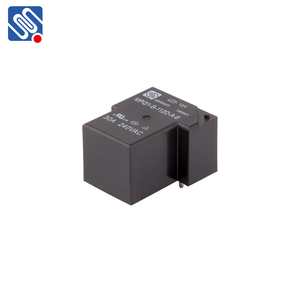 Meishuo MPQ1-S-112D-A-6 Open Type 30A 240vac Power 5 Pin Relay 10a 12v Pcb sealed Micro Rele for Home Appliance