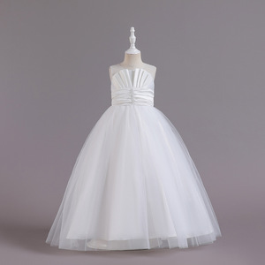 Últimos vestidos de noche de fiesta de tul con estilo <span class=keywords><strong>para</strong></span> niñas, vestido de bebé, diseños <span class=keywords><strong>para</strong></span> <span class=keywords><strong>adolescentes</strong></span>, bordes de algodón perfectos <span class=keywords><strong>para</strong></span> <span class=keywords><strong>Navidad</strong></span> - Product Image 4