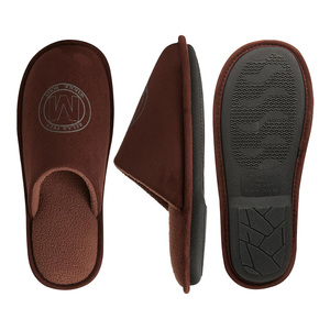 Zapatillas de casa para <span class=keywords><strong>hombre</strong></span>, zapatillas de interior de dos tonos sin cordones, zapatillas de interior cómodas con punta completa de espuma viscoelástica - Product Image 2