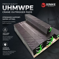 Plaques flottantes stabilisatrices en UHMWPE sur mesure pour grue, petit MOQ, prix compétitif maintenant