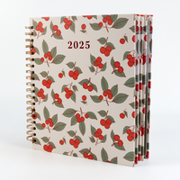 Cuaderno de viaje de tapa dura en espiral personalizado con impresión de libros de fábrica al por mayor disponible planificador/Diario/Agenda opciones de oficina escolar