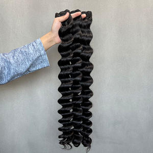 Extensions de cheveux bouclés profonds lâches SDD, fournisseurs de cheveux en gros, cheveux 100 grammes, sans perte, sans nœuds, doux, brillants - Product Image 2