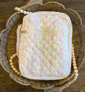 Sac fourre-tout classique en coton matelassé fait main réutilisable pour Bible, organiseur de livres, étui de protection décontracté à usage quotidien avec fermeture éclair OEM ODM - Product Image 2