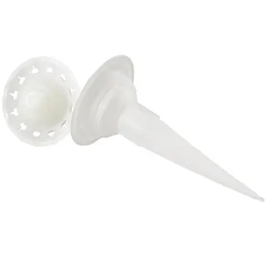 Foil Pack Applicator Spare Nozzles and Push Disc-For Use With Foil Pack Application Gun- White
