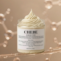 Vente en gros de beurre capillaire Chebe biologique Laisser dans le cuir chevelu Traitement de la repousse des cheveux Après-shampooing Crème épaississante pour le soin des cheveux au beurre de karité