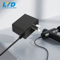 Adaptateur secteur 24V1A pour pistolet de massage / Certifié CCC/CE/FCC pour masseur cervical/appareil de beauté/appareil de radiofréquence