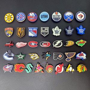 Vente chaude nouvelle série <span class=keywords><strong>NHL</strong></span> sabot chaussure décoration et Hockey Sports breloques de chaussures en caoutchouc souple pour NHLSupporters accessoires de chaussures - Product Image 2