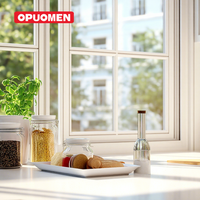 Fenêtres à battants en aluminium OPUOMEN AS2047, double ou triple vitrage, cadre PVC, design moderne pour chambre et salon, horizontales