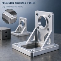 Services de fraisage CNC sur mesure et d'électroérosion à fil pour supports de montage et cadres de base en acier inoxydable