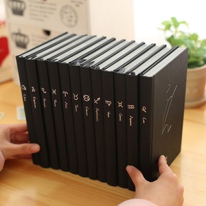 Nhà Cung Cấp Văn Phòng Phẩm Mười Hai Chòm Sao Giấy Đen Bìa Cứng Sổ Tay Nhật Ký Tùy Chỉnh - Product Image 3