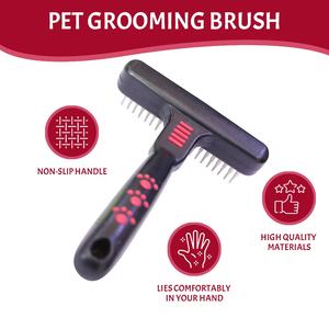 Cepillo de Masaje Profesional para Perros con <span class=keywords><strong>Mango</strong></span> Largo, Peine para Mascotas, Cepillo de Aseo para Perros y Gatos - Product Image 4