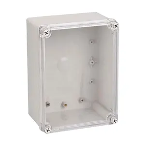 Saipwell Manufacturer Outdoor IP66 NEMA Abs Transparent Cover Plug Electrical Cable Connection Junction Box