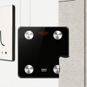 กระจกเทมเปอร์ดิจิตอลแบบกำหนดเองน้ำหนักตัวกระจกห้องน้ำรับประกัน1ปีความจุ180กก. LCD ใช้แบตเตอรี่ - Product Image 1