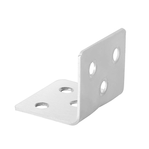 Support d'étagère robuste en acier inoxydable, support en forme de L, angle droit, pour <span class=keywords><strong>fixation</strong></span> de meubles en <span class=keywords><strong>bois</strong></span> - Product Image 3