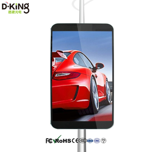 D-King Smart <b>Pole</b> LED Display Double-Sided Outdoor Street <b>Light</b> Digital Signage Screen with Panel Mounting - Product Image 2