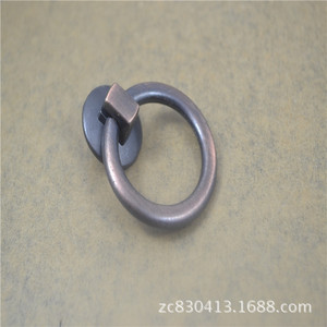 Furniture Handle Ring Zinc Alloy <b>Black</b> Nickel Brushed Cabinet Door Traditional Durable - Product Image 4