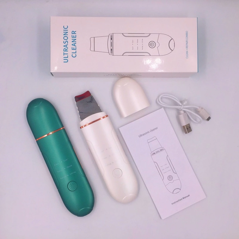 Ultrasonic Cleaning Lifting Skin care Machine Spatula Positive Negative Ions Export EMS Skin Scrubber