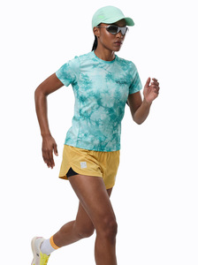 T-shirt décontracté à manches courtes tie-dye numérique, haute élasticité, respirant, nouvelle collection printemps/été 2026 - Product Image 2