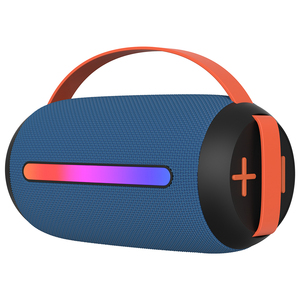 Altavoz Inalámbrico Portátil RGB BT 5.3 al por Mayor con Material ABS y Diseño de <span class=keywords><strong>Tela</strong></span> (Rojo/Azul/Negro) para Fiestas en Casa, Campamentos al Aire Libre - Product Image 4