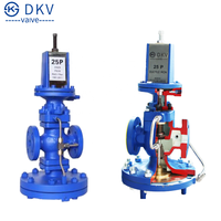 DKV 25P Soupape de réduction de pression Vapeur Pilote Diaphragme Soupape de réduction de pression Fonte ductile Vapeur Eau PRV Régulateur de pression