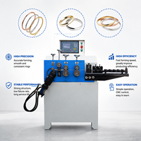 Machine de formage automatique de bagues en fil métallique CNC à grande vitesse, équipement de fabrication de bagues en fil métallique pour la production industrielle