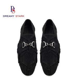 Zapatos de Vestir de Cuero Genuino para Hombre, Hechos a Mano, Duraderos, de Alta Calidad, con Diseño de Tela Especial y Logotipo Personalizado - Product Image 4