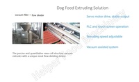 Morceaux de viande/pâte machine à aliments pour animaux de compagnie chien chat ligne de production d'aliments humides pour animaux de compagnie