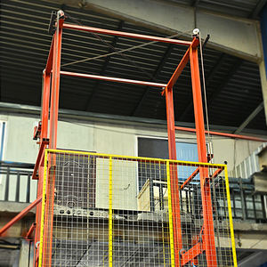 Pengangkat kargo elektrik vertikal untuk penggunaan rumah dan komersial dengan kapasitas beban tinggi dan fitur pemasangan rel panduan - Product Image 5