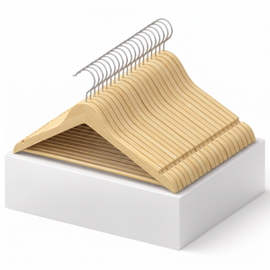 Perchas de Madera Modernas de Lujo Personalizadas, Ecológicas, Antideslizantes, de Madera Maciza para Trajes y Abrigos, Ahorran Espacio en el Armario y la Sala de Estar - Product Image 1