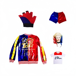 Costume de cosplay de carnaval, tenue de scène Harley Quinn de <span class=keywords><strong>Suicide</strong></span> <span class=keywords><strong>Squad</strong></span>, costume d'anime - Product Image 5