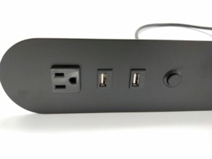 USB Powered Flushmount LED <b>Wall</b> <b>Sconce</b> Lamp Black Body Power Outlet for Indoor Hotel Bedrooms 220V Compatible for Living <b>Wall</b> - Product Image 4