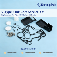 Kit de service pour noyau d'encre électronique de type V Ratopink VB-SKN1491, remplacement pour imprimante CIJ V-jet série 1000 1210/1220/1510/1520/1610/1620