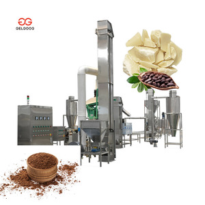 Ligne de production de beurre de cacao Gelgoog 500 kg/h, moulin à poudre de cacao, ligne de production de liqueur de cacao, grande ligne de production de fèves de cacao - Product Image 1