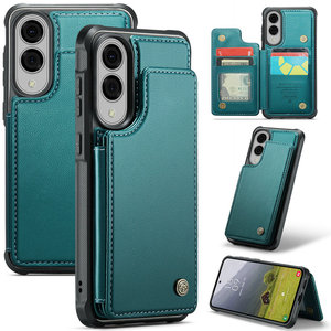 Caseme da lật Magnetic trường hợp đối với đối với S25 cạnh/s25fe/s25ultra với ví chủ thẻ & chân đế - Product Image 1