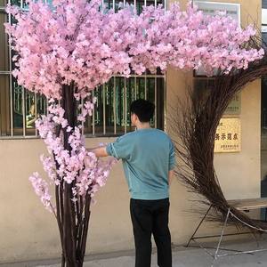 Arbre de cerisier en fleurs artificielles en soie décoratif de haute qualité, personnalisable, arche florale, décorations de mariage, faux arbre - Product Image 1