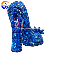 Chaussures à talons hauts gonflables géantes bleues personnalisables Chenghuang 2026 en promotion pour la publicité