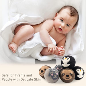 Bolas de Secadora de Lana Orgánica con Logotipo Personalizado, Suavizante Natural 100% Puro de Nueva Zelanda, Reutilizables, Paquete de 6 Bolas para Secadora - Product Image 4