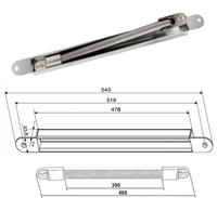 Protection de câble de porte de type long Boucle de protection pour montage en mortaise
