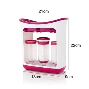 Baby Food Maker Squeeze Food Station Organic Food For Newborn Fresh Fruit Container Storage Baby Feedin