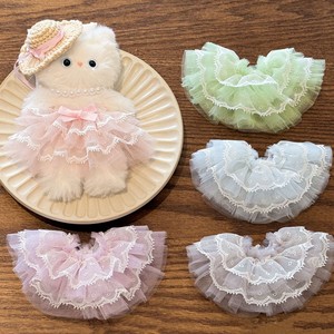 Vente en gros de vêtements pour poupées de 10 cm et 15 cm, robe tutu en dentelle de style français pour poupées, tenues miniatures en peluche, accessoires pour jouets artistiques en vrac, DIY - Product Image 1